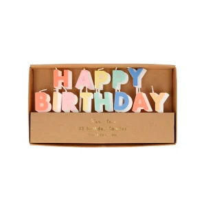 13 Bougies Happy Birthday Multicolores