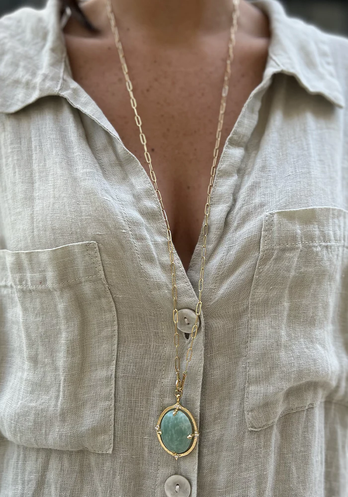 Sautoir Victoria Amazonite – Image 3