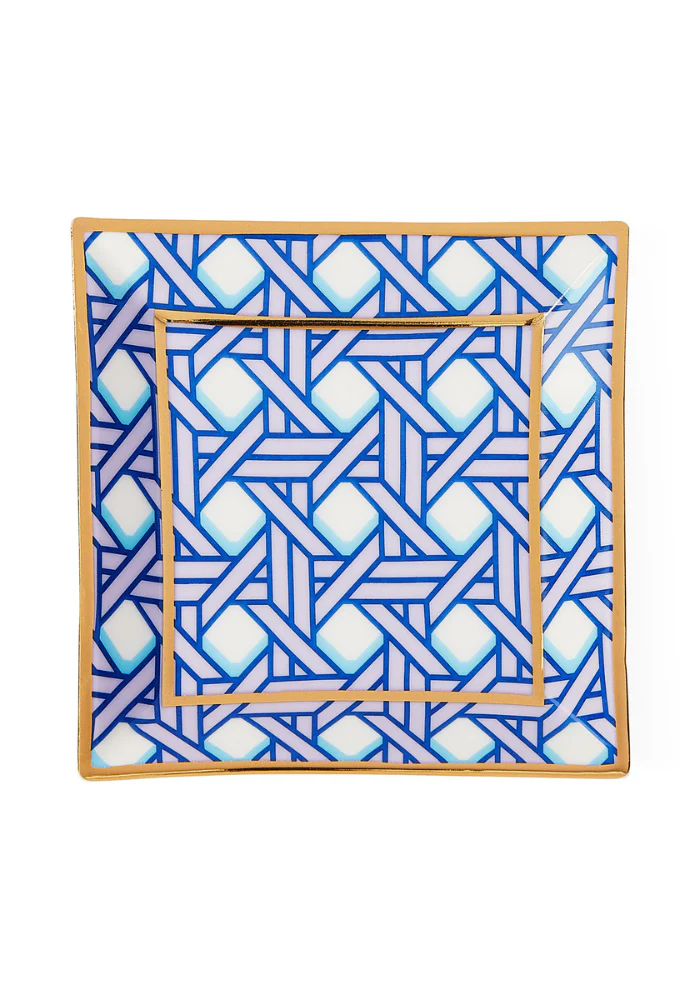 Vide-Poches Basketweave Carré