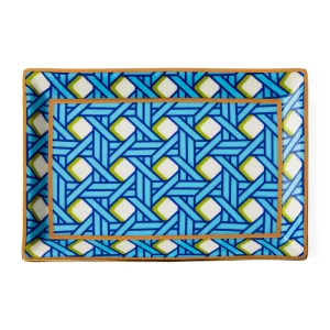 Vide-Poches Basketweave Rectangle