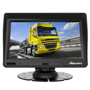 WAESAFE Navigatore Satellitare per Auto 7 Pollici Schermo Touch FM Parasole Ultima Mappa 2025