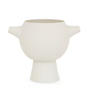 Vase Circular Blanc