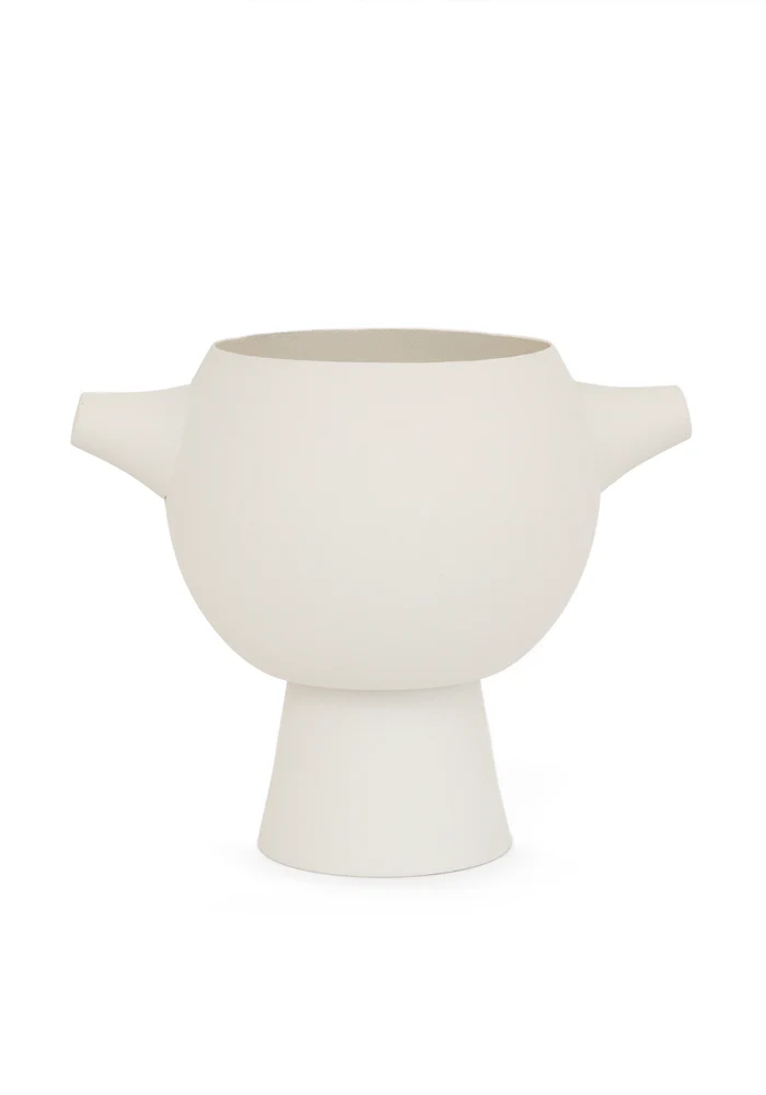 Vase Circular Blanc