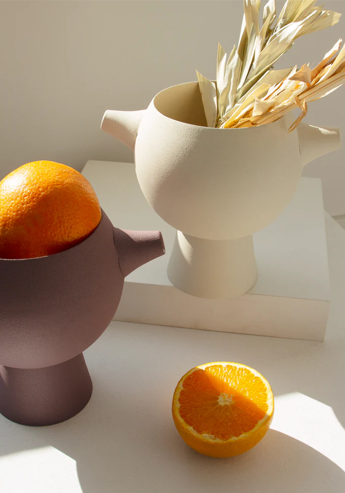 Vase Circular Blanc – Image 3