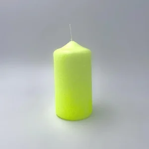 Bougie Dip Dye Glitter Yellow