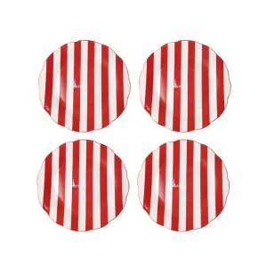 Set De 4 Assiettes À Dessert Trattoria Rouges