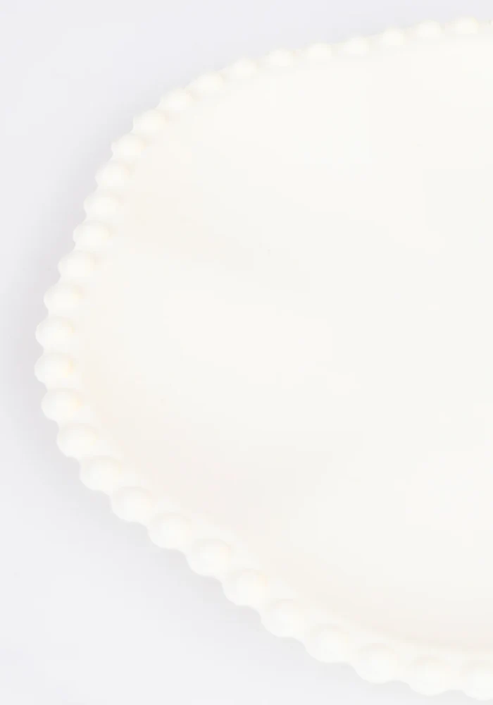 Lot De 8 Assiettes Petit Modèle Crème Dentelées – Image 4