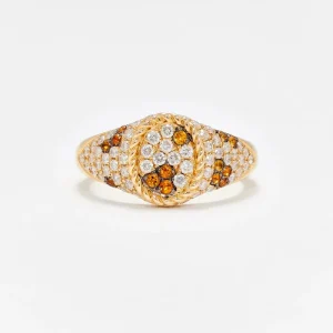 Baby Chevalière Ovale Léopard