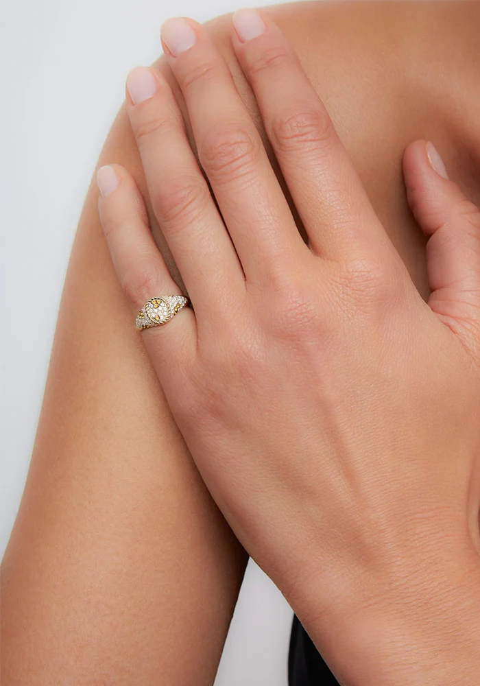 Baby Chevalière Ovale Léopard – Image 3