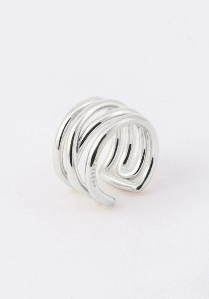 Bague L'Intégrale Réversible Argent