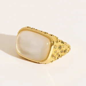 Bague Empreinte Nacre