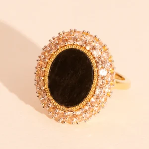 Bague Mirage Onyx Texturé