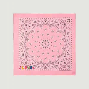 Bandana Love Pale Pink