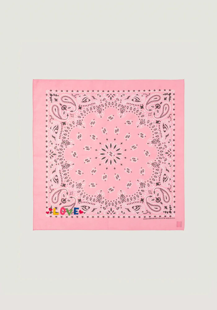 Bandana Love Pale Pink