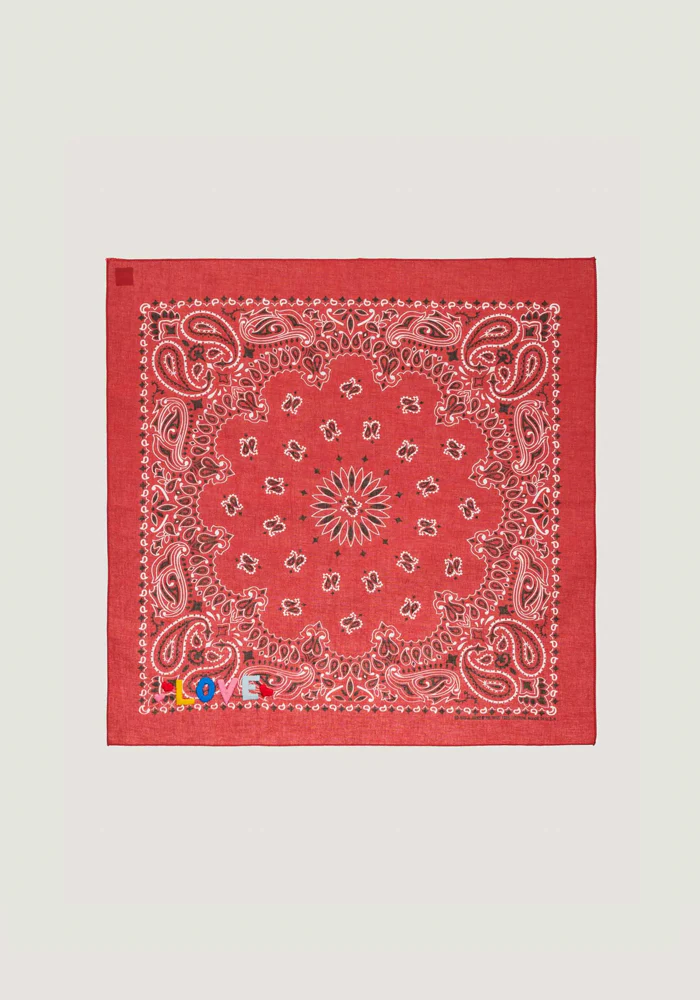 Bandana Love Vintage Red