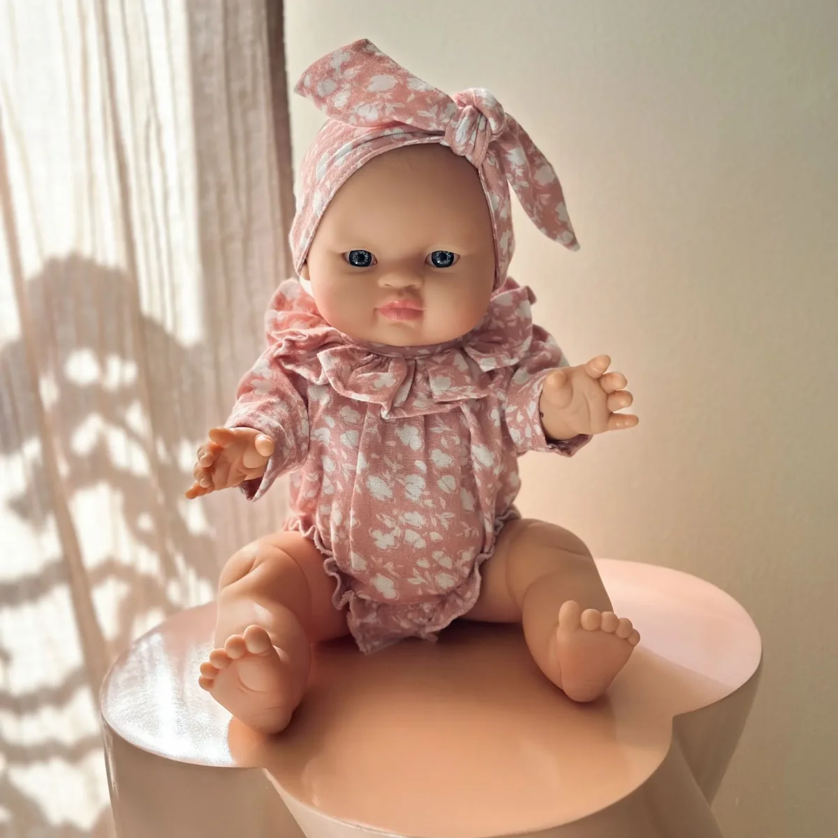 Ensemble barboteuse poupée - Bloom blush – Image 2