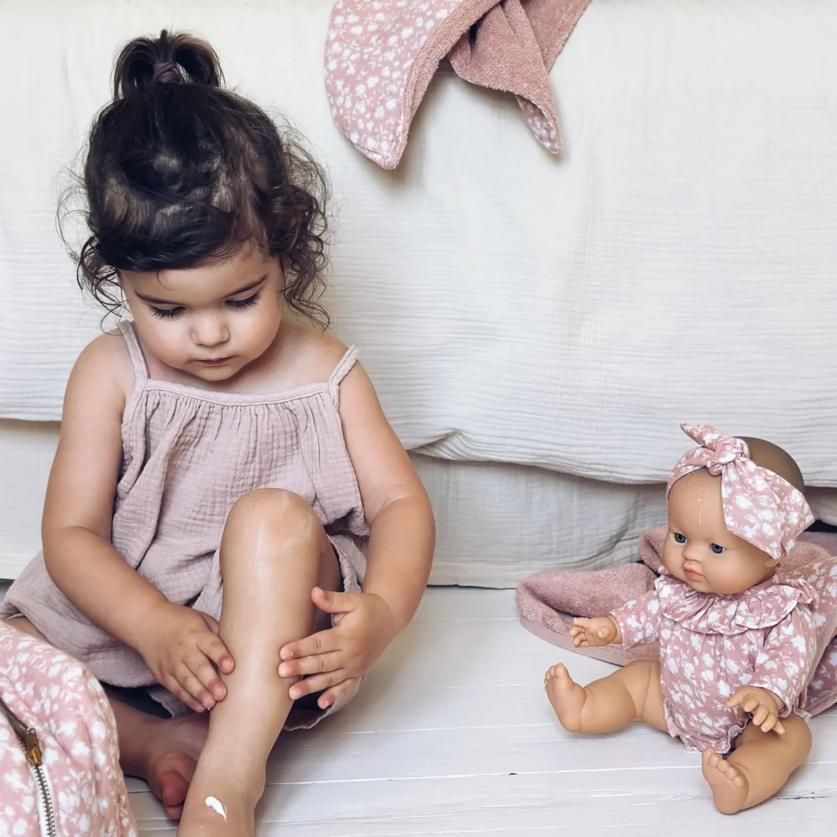 Ensemble barboteuse poupée - Bloom blush – Image 4