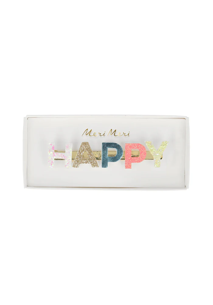 Barrette Longue Message Happy – Image 6