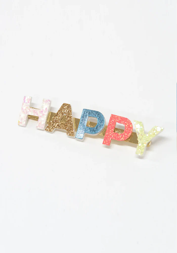 Barrette Longue Message Happy – Image 2