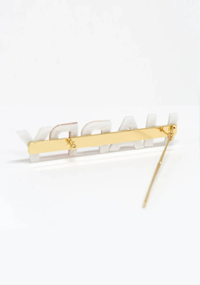 Barrette Longue Message Happy – Image 5