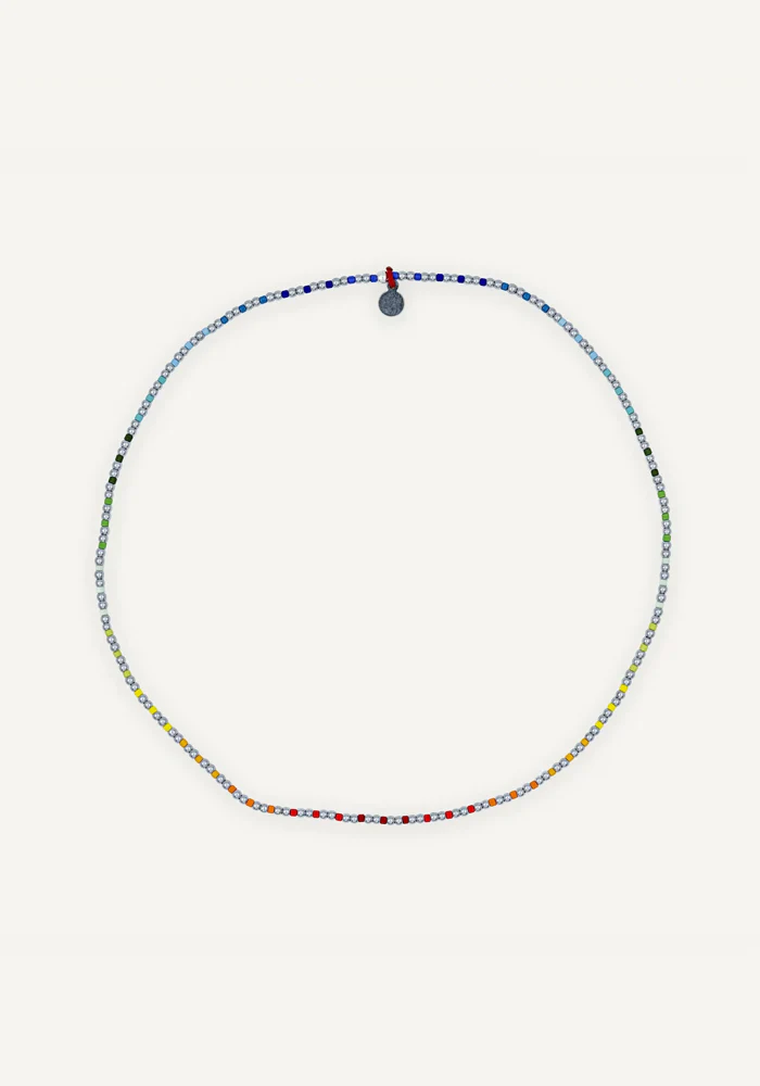 Ras De Cou Bliss Silver Rainbow – Image 2