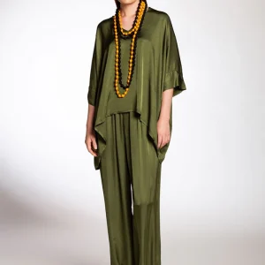 Blouse Tetragoni Elxis Olive