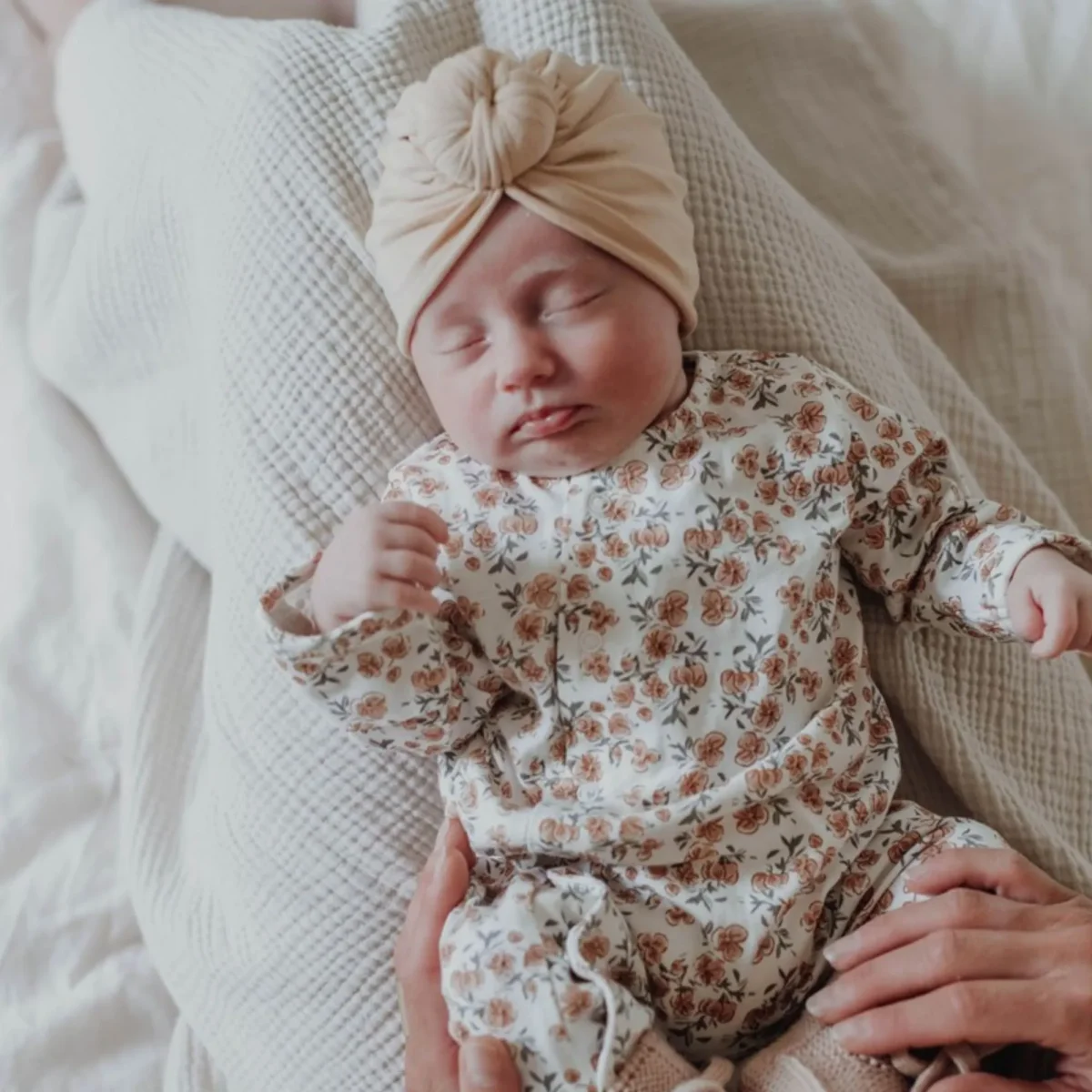 Pyjama bébé jersey - Californian poppy – Image 2