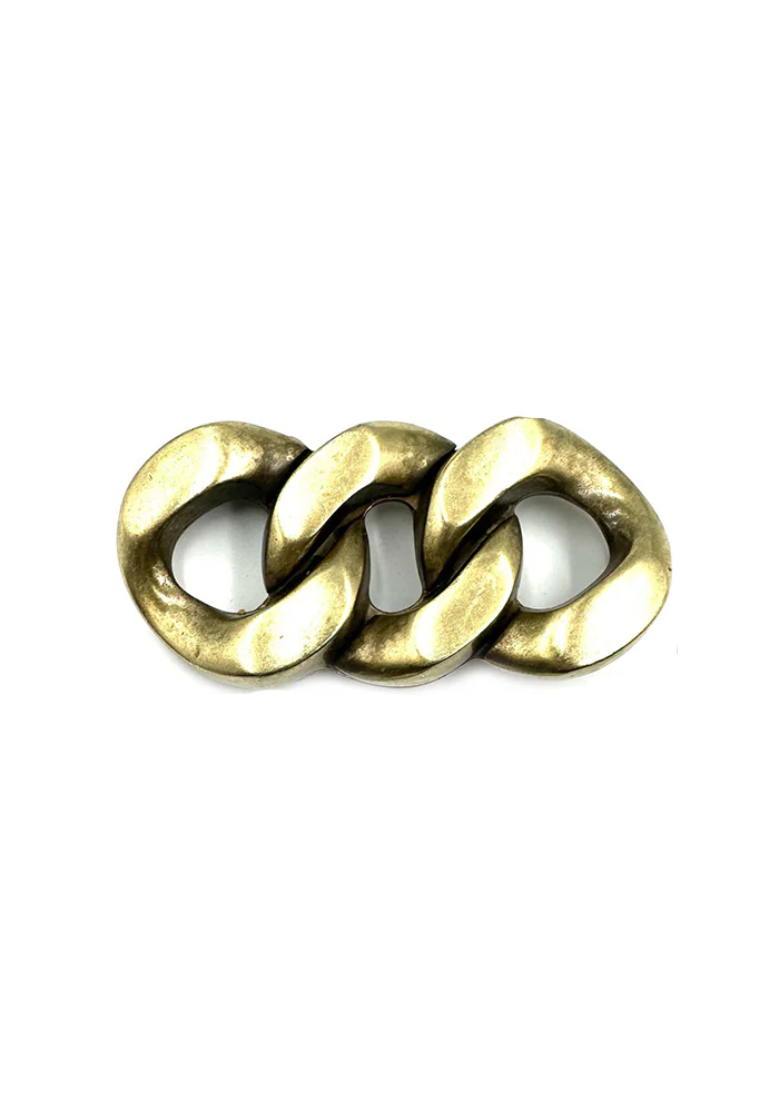 Boucle De Ceinture N14 Métal Doré