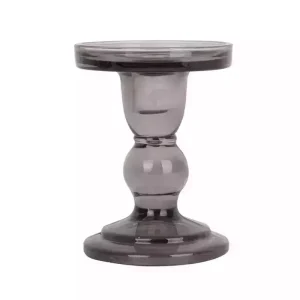 Bougeoir En Verre Coloré