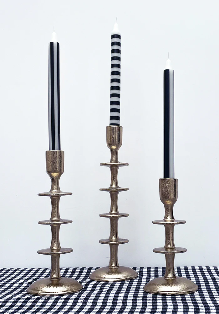 Bougeoir Babel Grand Modèle Doré – Image 3