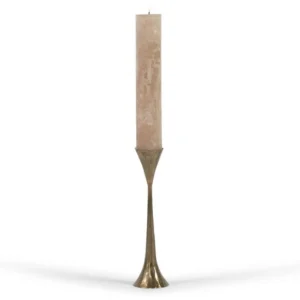 Bougeoir En Laiton Large