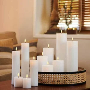 Bougie Led "Sille" H20 X D5cm