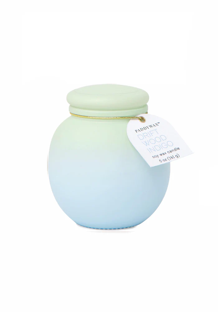 Bougie Orb Bois Flotté Et Indigo