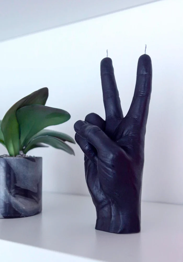 Bougie Peace Noire – Image 3