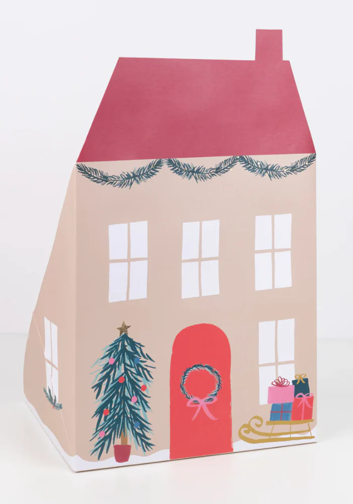 Calendrier De L'Avent Maison Du Père Noel À Décorer – Image 6