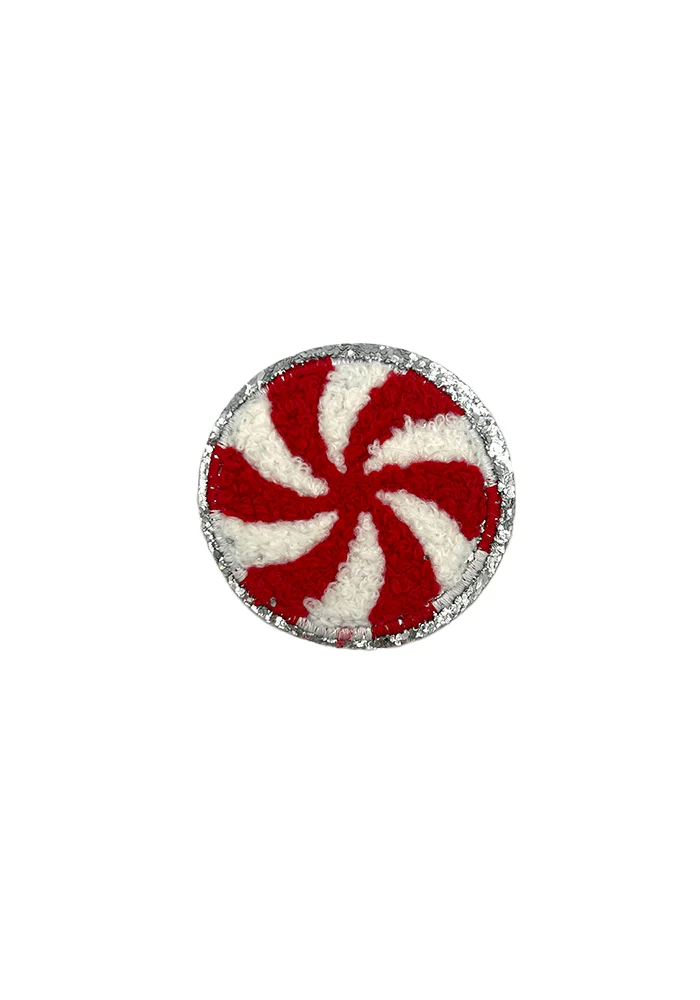 Thermocollant Rond Rouge Et Blanc – Image 2