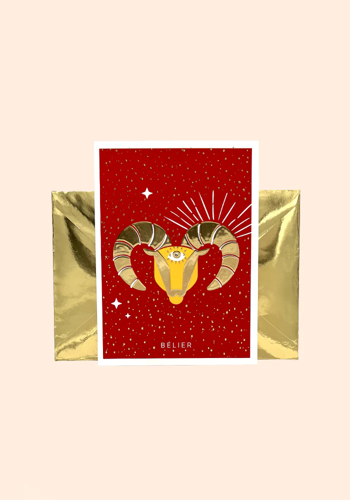 Carte Signe Bélier