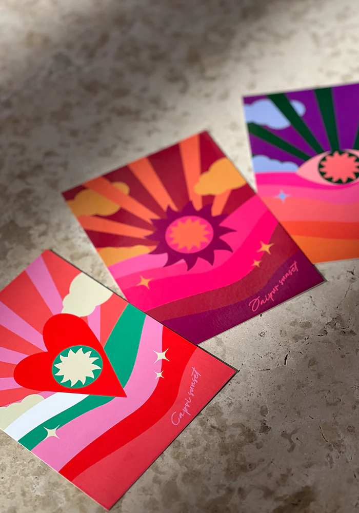 Carte De Voeux Capri Sunset – Image 4