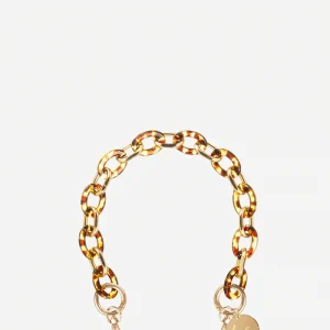 Bijou De Téléphone Cassy Écaille Marron Court