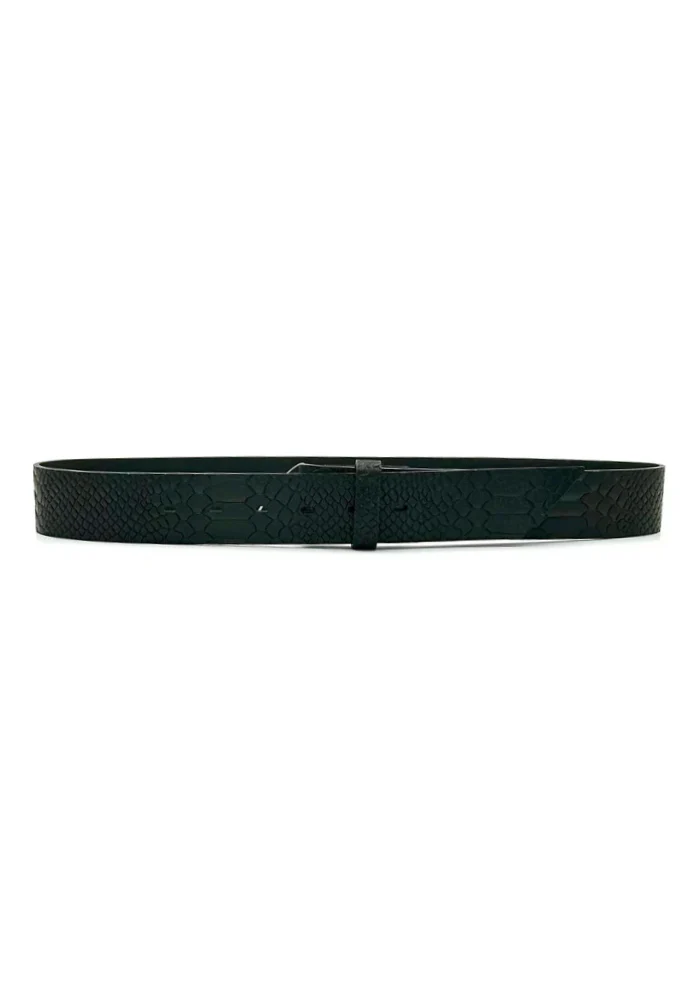 Tige De Ceinture Python Noir