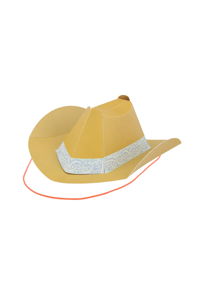 Lot De 8 Chapeaux De Cowboys En Carton – Image 9