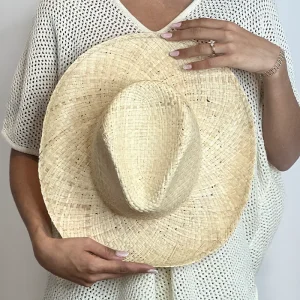 Chapeau Panama Raphia Naturel