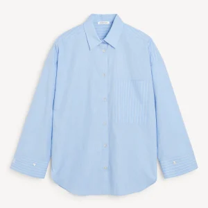 Chemise Derris Blue Iris Stripe