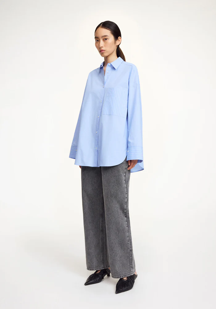 Chemise Derris Blue Iris Stripe – Image 3