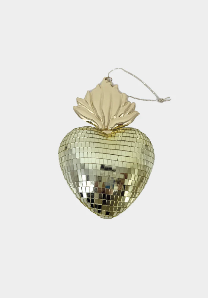 Coeur Disco Ex Voto Doré – Image 2