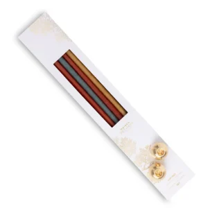 Coffret Terracotta Cierges Et Bougeoirs Gemmes