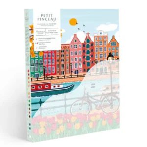 Coffret peinture au numéro - AMSTERDAM PAR NIDHI KACHHADIYA