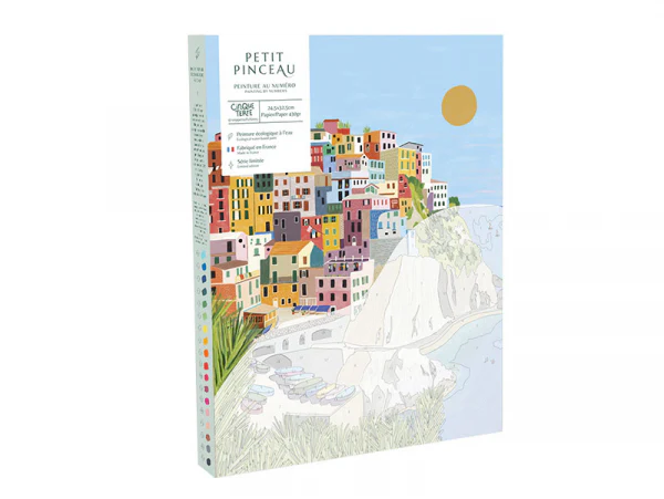 Coffret peinture au numéro - CINQUE TERRE PAR KENZIE ELSTON – Image 2