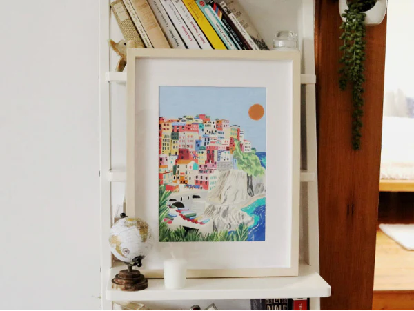 Coffret peinture au numéro - CINQUE TERRE PAR KENZIE ELSTON – Image 4