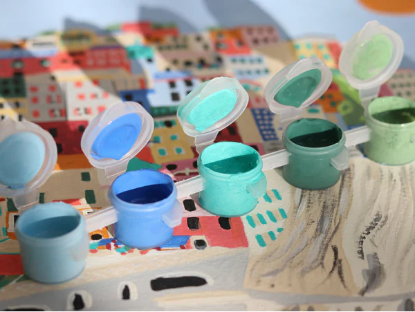 Coffret peinture au numéro - CINQUE TERRE PAR KENZIE ELSTON – Image 3